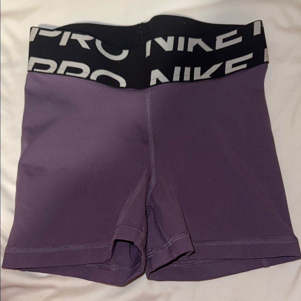 Nike Purple Athletic Compression Shorts New Without Tags